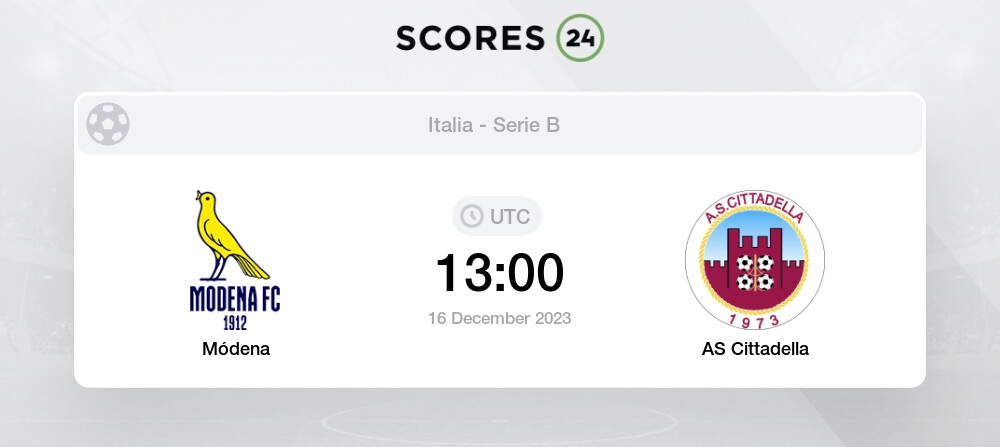 Empate en el partido entre Modena FC 2018 y Cittadella :: zerozero