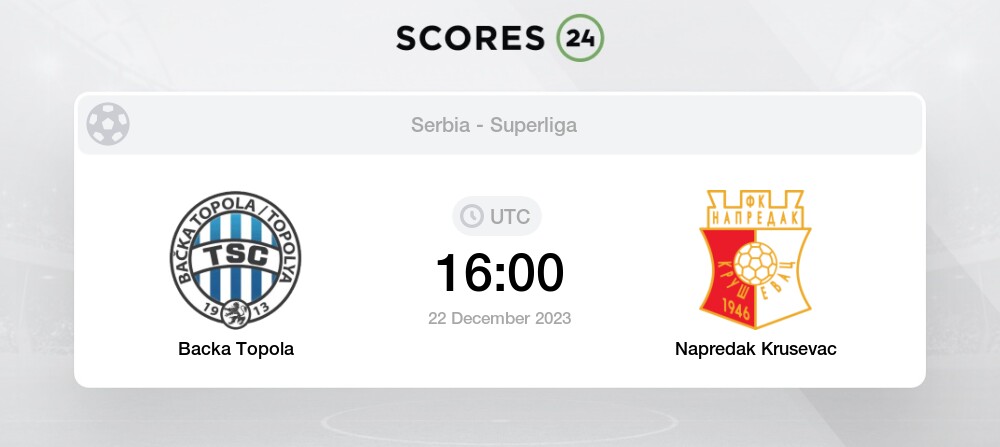 FK Napredak Krusevac FK Cukaricki ao vivo - resultado FK Napredak Krusevac  FK Cukaricki ao vivo 22 de novembro de 2023 - Serbian Super Liga