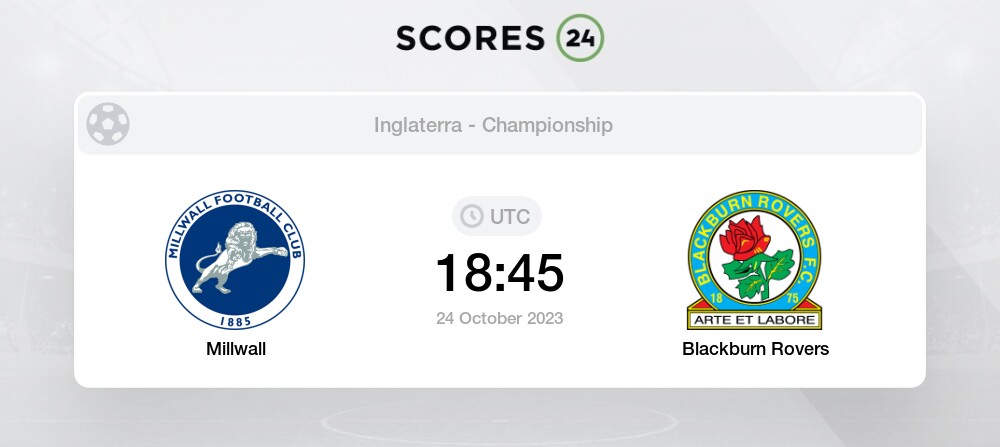 Prognóstico Millwall Blackburn Rovers