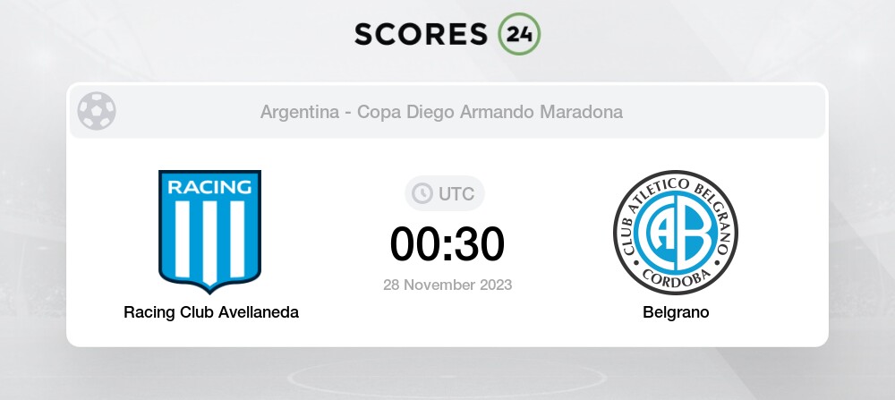 Prediction Belgrano Córdoba Res. vs Racing Club Res.: 06/11/2023