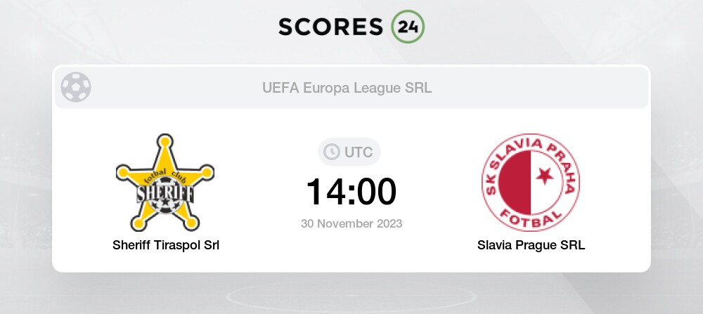 Sheriff Tiraspol vs Slavia Prague Prediction, Odds & Betting Tips 11/30/2023