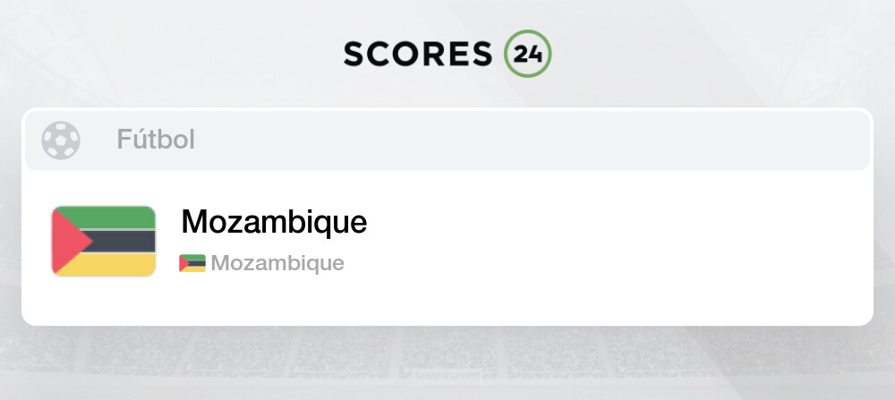 Mozambique Fútbol Pronósticos, Resultados y calendario de los partidos