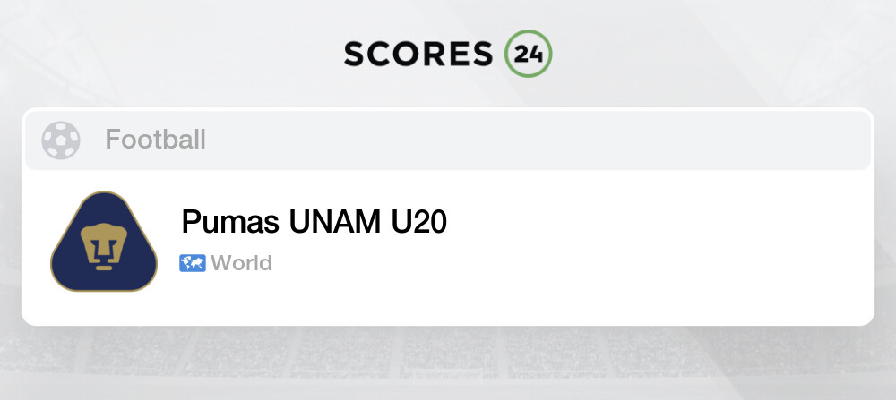 Unam cheap pumas u20