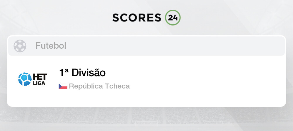 Classificações de Slavia Praga: Campeonato Tcheco 2023/2024