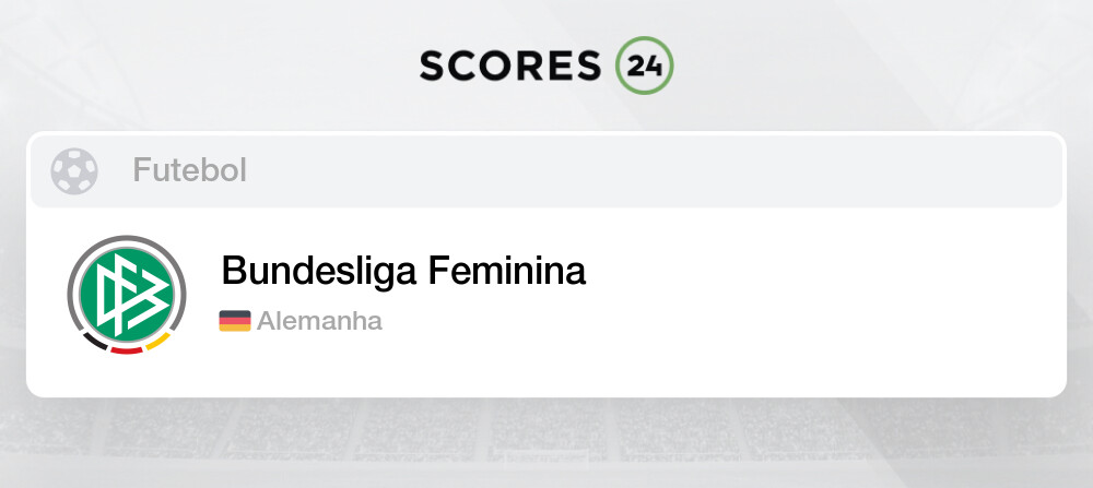 Classificação e tabela Bundesliga Feminina Alemanha 2023-2024