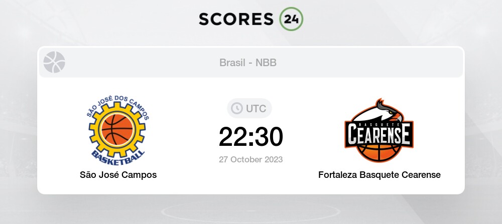 NBB 2022/23: São José e Fortaleza Basquete Cearense vencem seus jogos no  dia 21 de novembro 