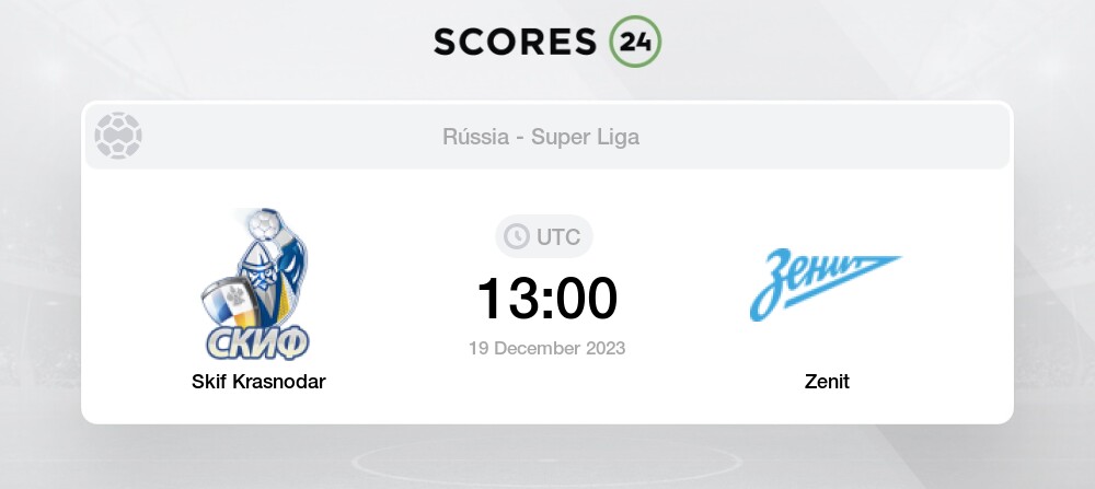 Palpite Zenit x Krasnodar: 11/11/2023 - Campeonato Russo