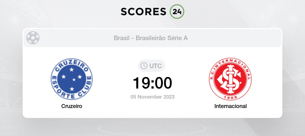 Palpite Cruzeiro x Internacional – Campeonato Brasileiro – 05/11/2023