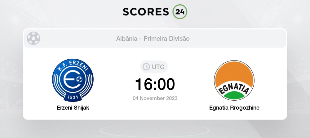 Jogos Tirana ao vivo, tabela, resultados, KF Egnatia x Tirana ao vivo