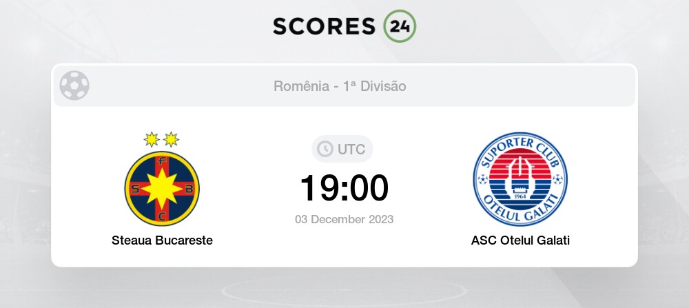 Steaua Bucuresti Resultados em Direto, Live Score, Agendados