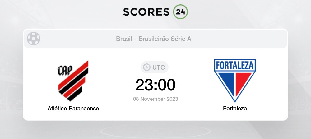 Athletico PR x Fortaleza ao vivo 08/11/2023 - Brasileirão Série A
