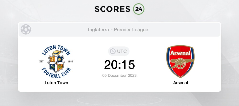 Luton Town x Arsenal: assista ao vivo ao jogo hoje (05/12)