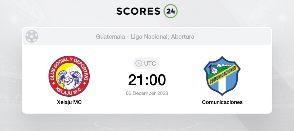 Jogos Comunicaciones ao vivo, tabela, resultados