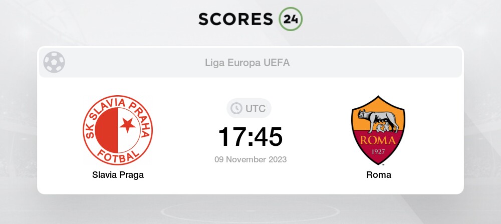 Slavia Prague vs Roma futebol palpites hoje 9/11/2023