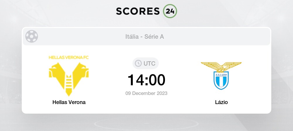 Roma U19 vs Hellas Verona U19 27/11/2023 13:00 Futebol eventos e resultados