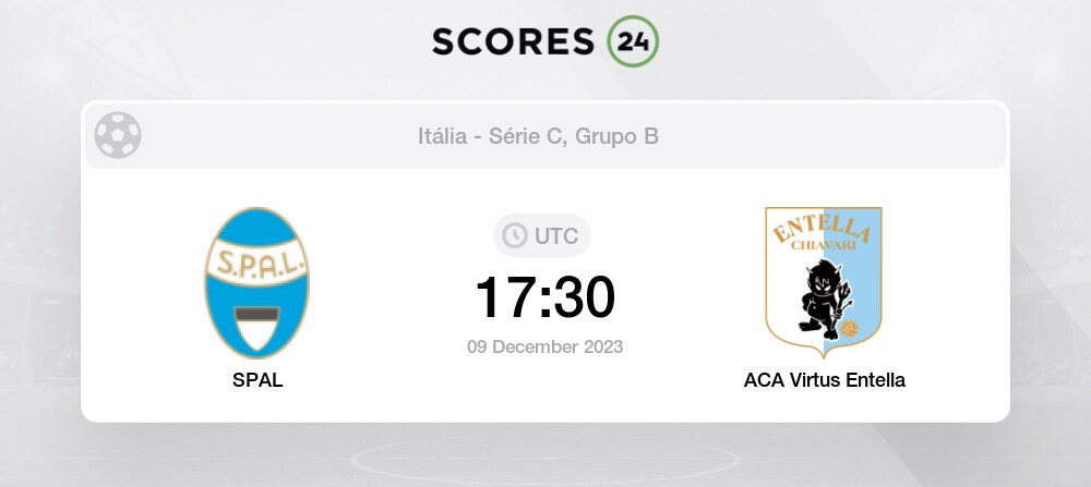 Spal x Virtus Entella, Grupo B, Serie C NOW, Jogo completo