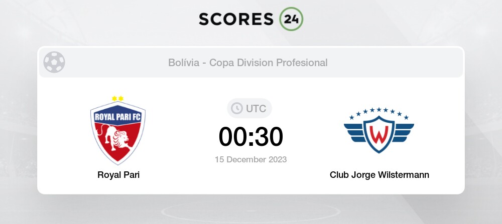 Royal Pari FC x Jorge Wilstermann Prognóstico, Odds e Dicas de Apostas  15/12/2023