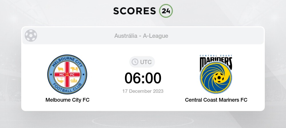 Futebol Ao Vivo Grátis, Melbourne City vs Central Coast