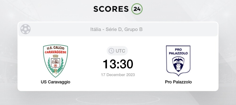 US Caravaggio vs Pro Palazzolo futebol palpites hoje 17/12/2023