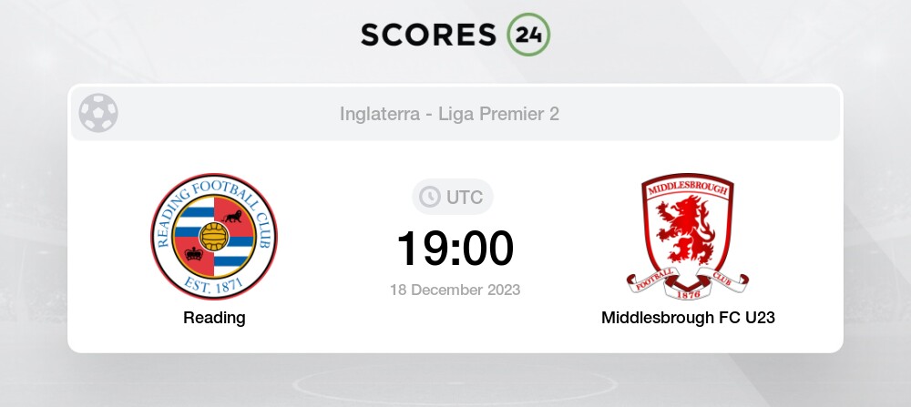 Jogos Reading U21 ao vivo, tabela, resultados, Reading U21 x Middlesbrough  U21 ao vivo