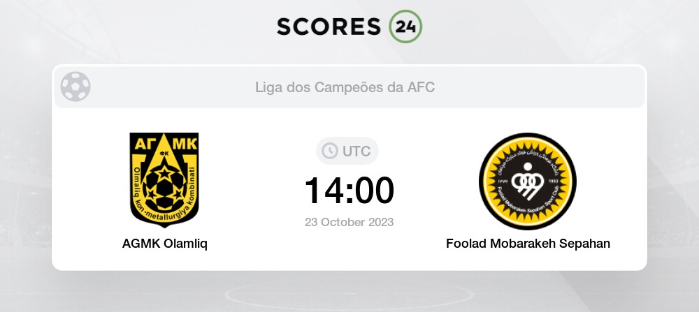 Foolad Mobarakeh Sepahan SC x Al Ittihad FC - Ao Vivo - Liga dos