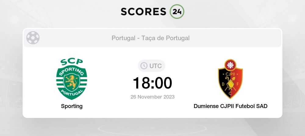 Videos Sporting CP - Dumiense Cjpii Futebol Sad (8-0), Taca de Portugal 2023,  Portugal