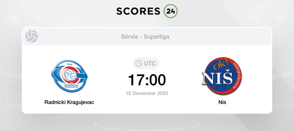 Ribnica Kraljevo vs Vojvodina Novi volei hoje 15/12/2023 18:00 Vólei