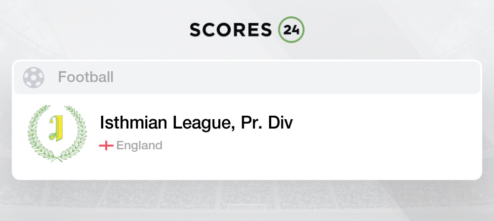 Isthmian League, Pr. Div Matches Score Predictions, Picks and Betting