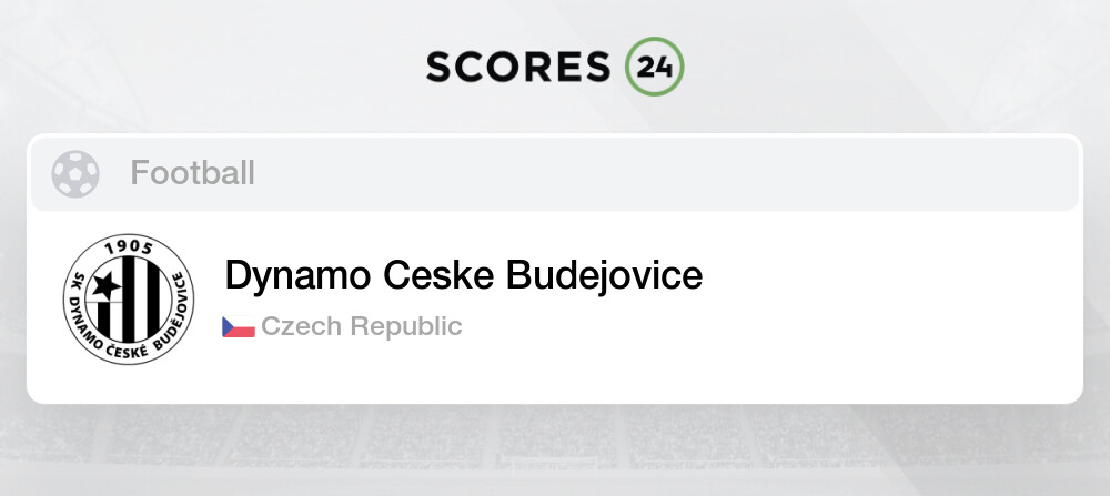 Dynamo Ceske Budejovice Fixtures Schedule & Predictions, Games Scores ...