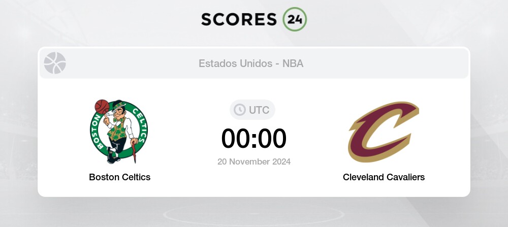 Celtics vs Cleveland Match Predictions (1.87) and Betting Odds, Standings for today November 20, 2024