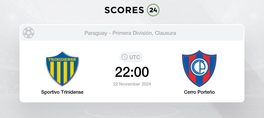 Sportivo Trinidense Vs Cerro Porte O Partido El Noviembre