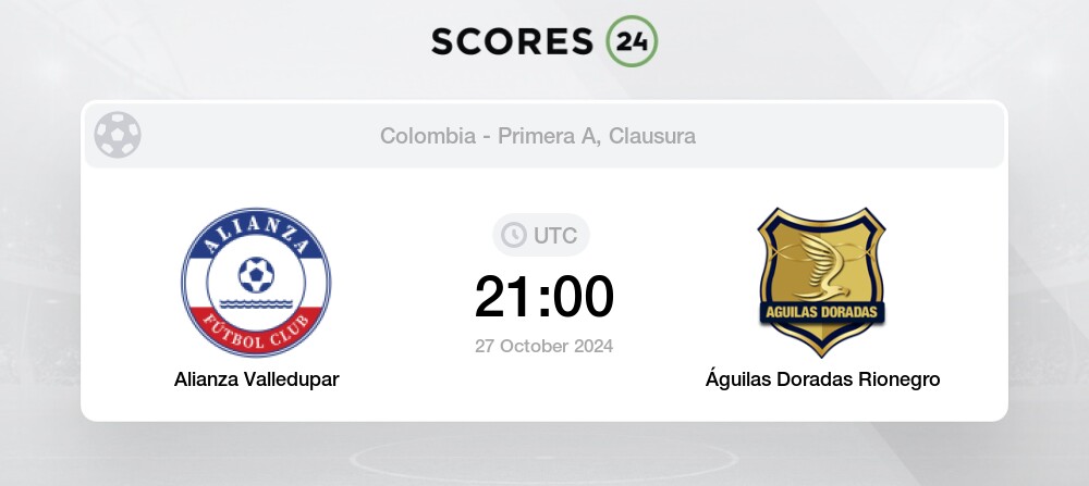 Alianza Valledupar Vs Guilas Doradas Rionegro Pron Sticos De Partidos Y Apuestas Cuotas