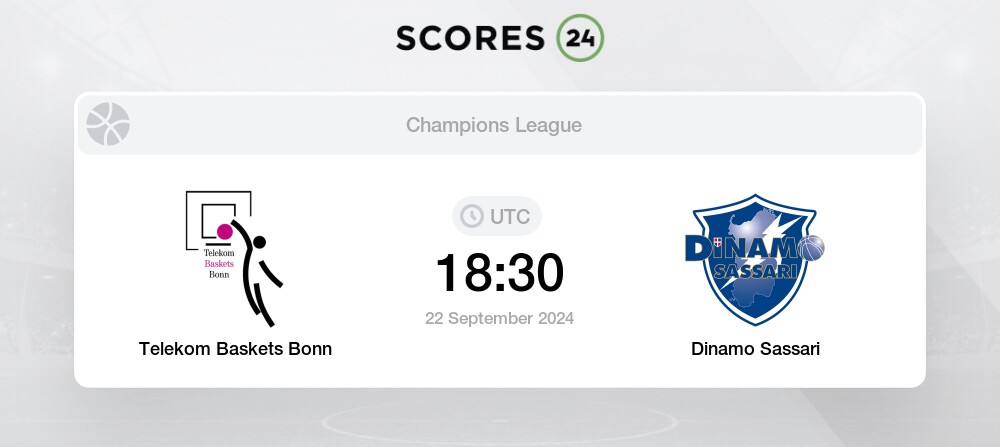 Baskets Bonn vs Sassari Pronostici (1.82), Quote Scommesse e Tabelle per 22 settembre 2024 #finsubito richiedi mutuo fino 100%